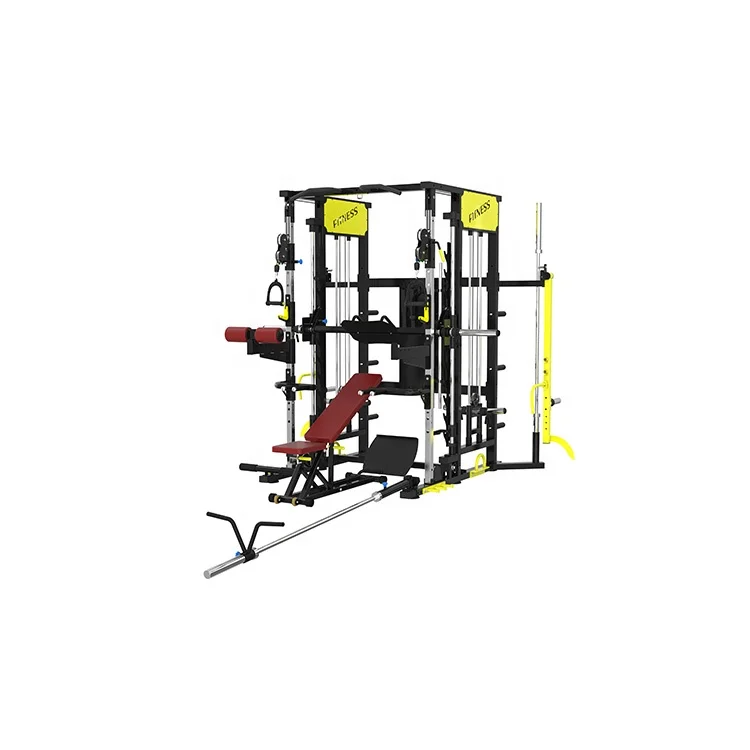 Multi Function Smith Machine Cross Fit Training Rack