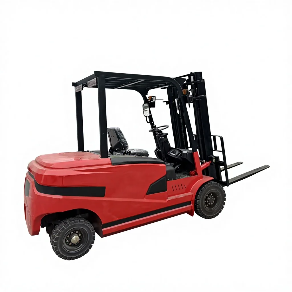 Factory Direct Sale Mini Electric 4WD Forklift 500kg-1.5 Tons Lifting Height 3000-7000mm Lead-acid Battery Solid Tires Sit-down