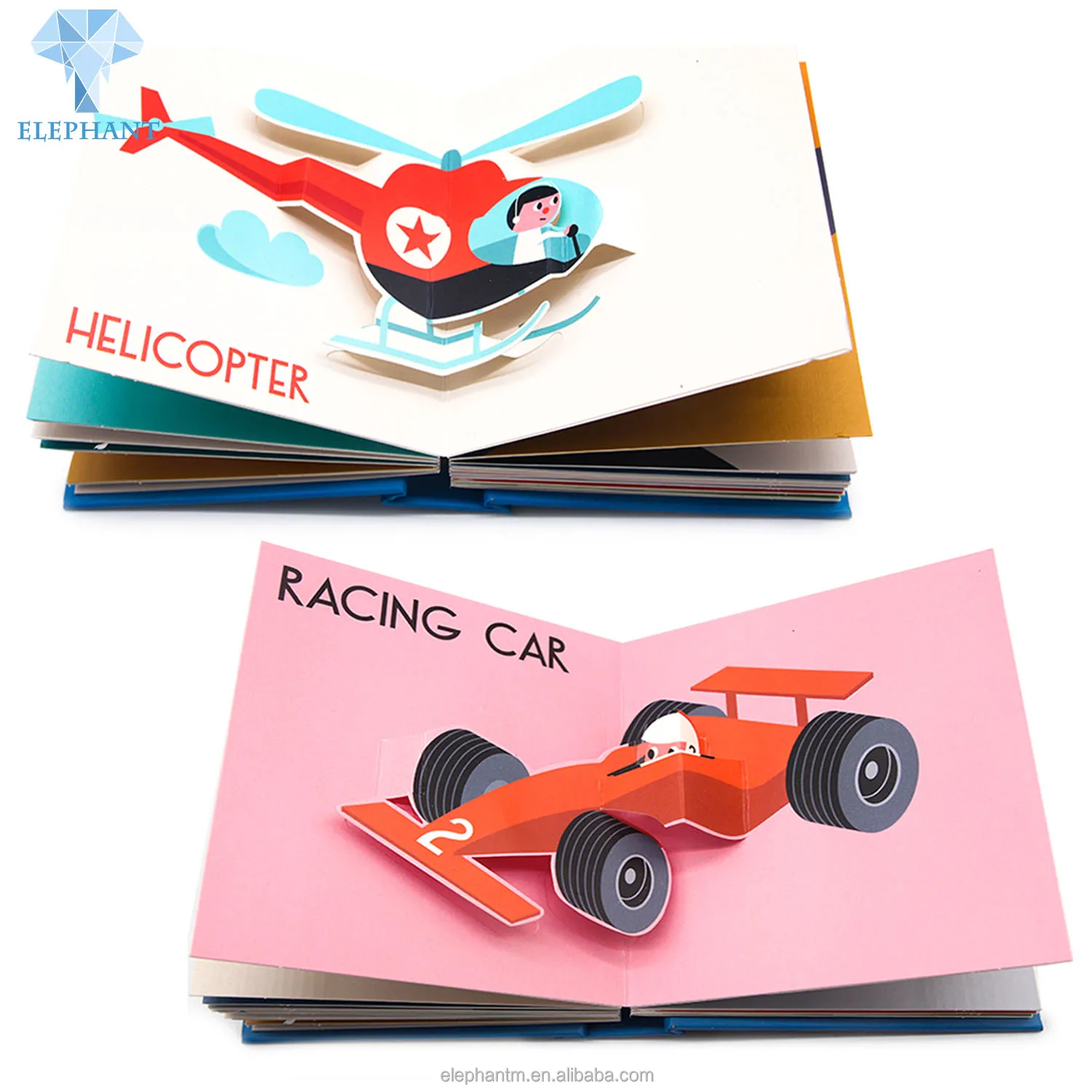 Custom Cute Children Activity Colouring Book For Kids Printing Baby