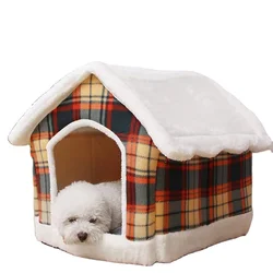 Faux Fur Comfortable Washable Warm Soft Donut Pet Dog Cat Bed Cat House dog bed pet house