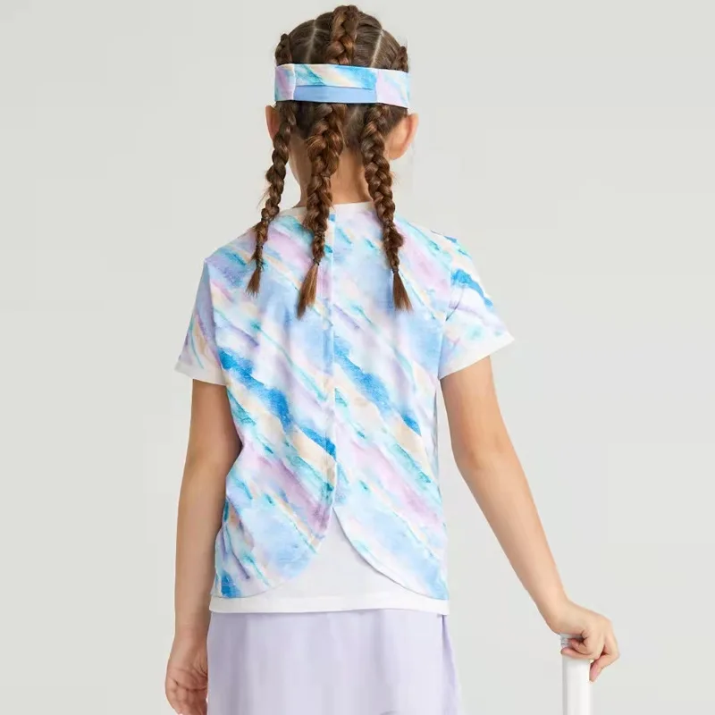 Custom Children Summer Thin Breathable Long Sleeve Top Light Quick