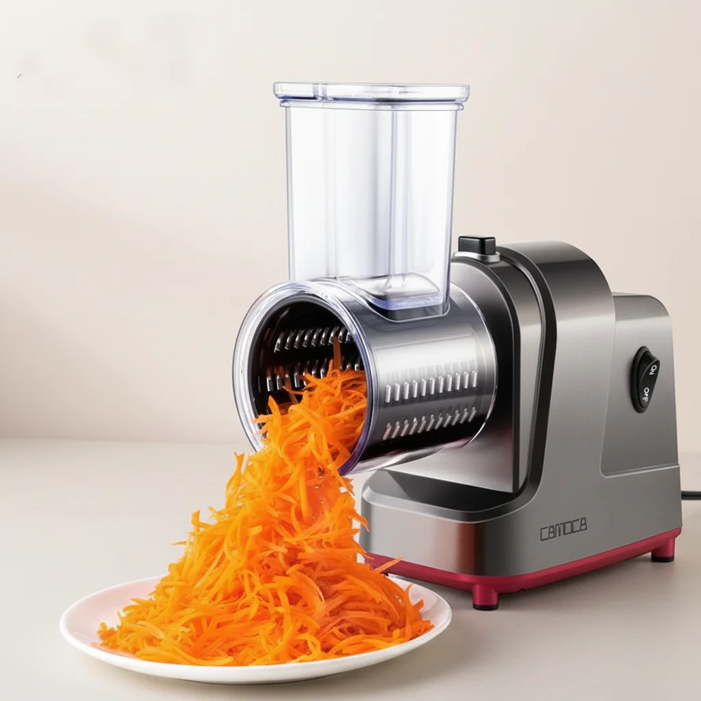 TEBAK Electric Vegetable Cutter Fruit Shredder Cheap Price Salad Shooter Electric Cheese Grater Food Processing Home Kitchen