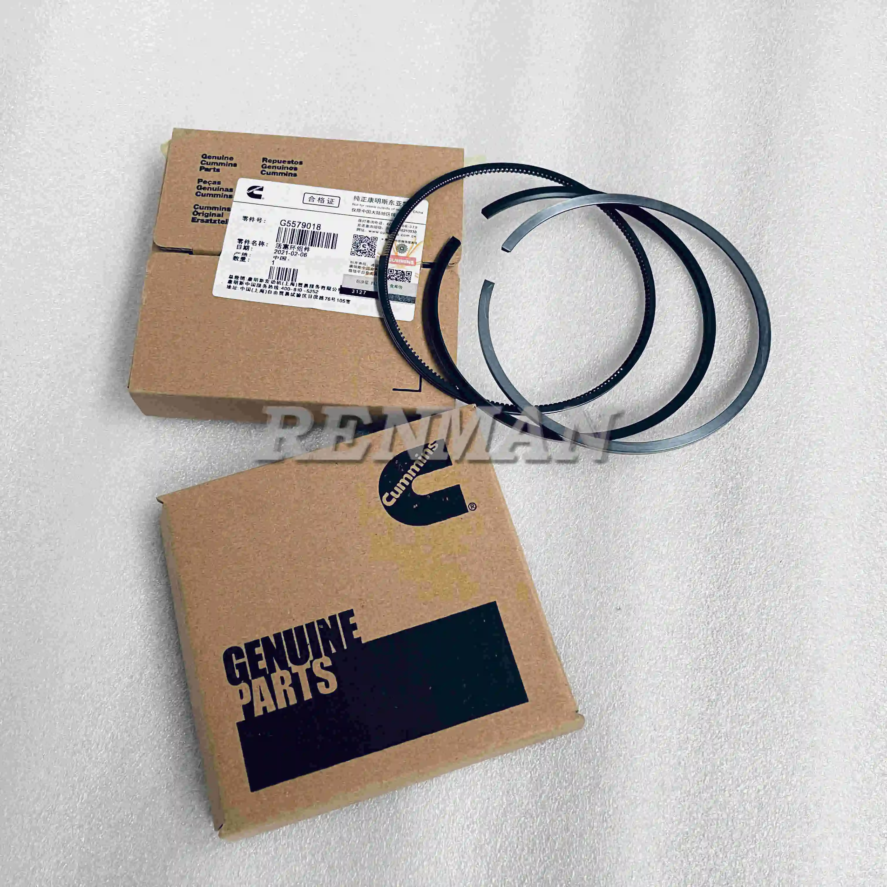 QSL9 ISL9 Cummins Part Piston Ring Kit 5579018 (5342987 5342985 