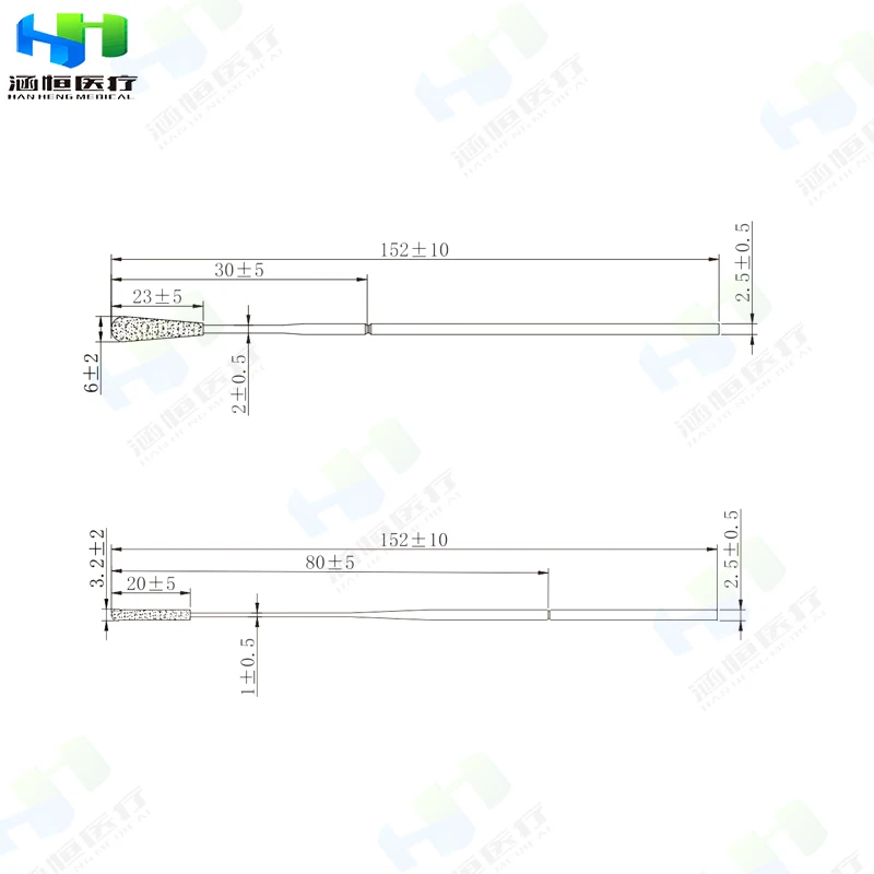Hanheng Flocked Swabs with Transport Tube for Virus Testing - Oropharyngeal-Nasopharyngeal-CE0197/ISO13485/REACH/UKCA