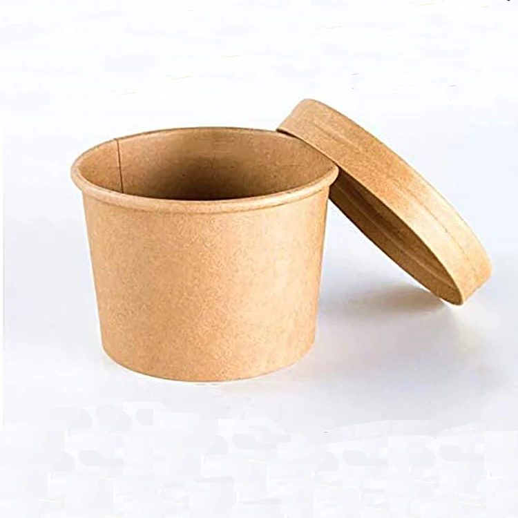 Custom 850ml 850cc 1300ml Noodle Salad Soup Paper Bowl Cup Container ...