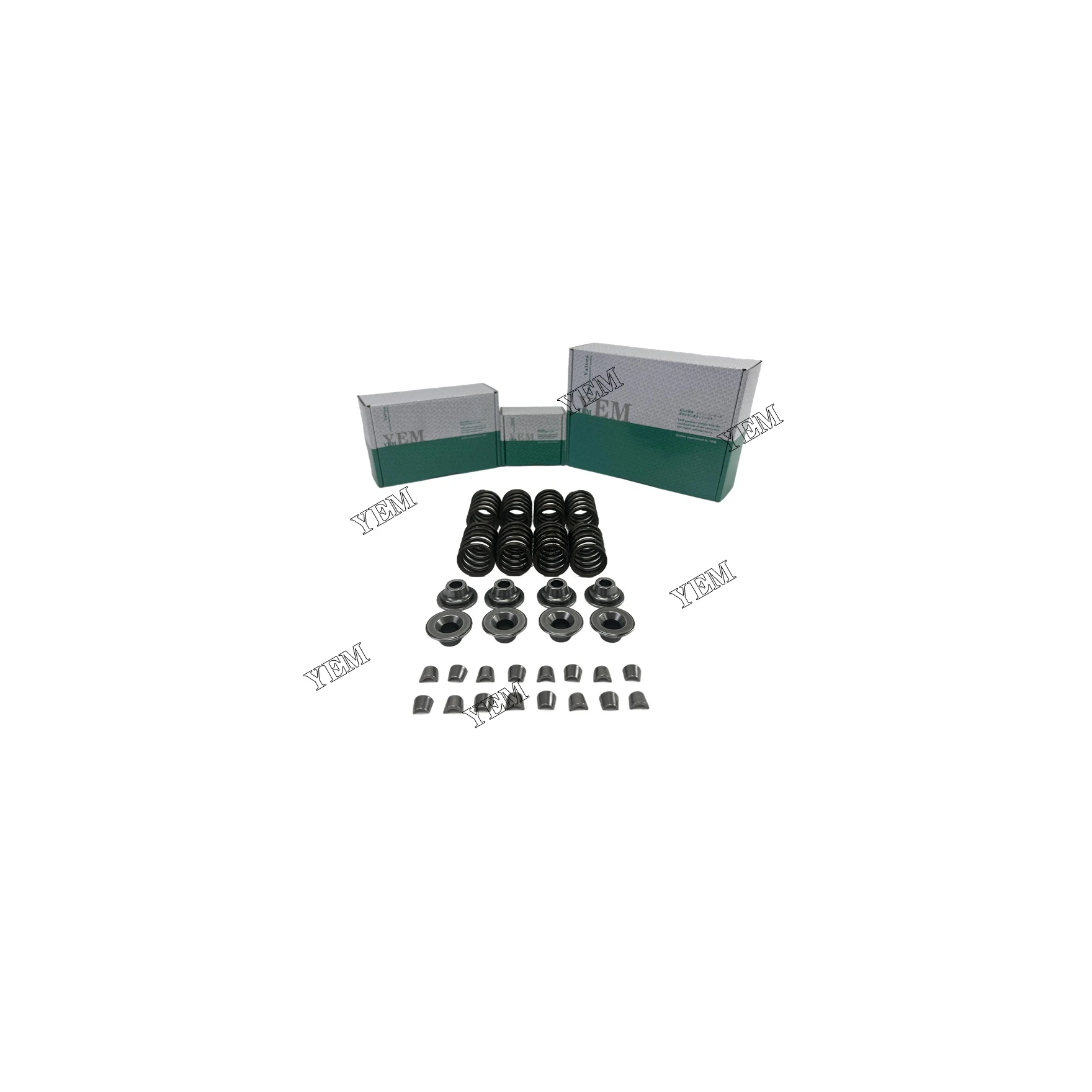 3KR2 3LA1 3LB1 3LD1 Valve Spring and Spring Seat Valve Cotter for Isuzu Engine Replacement Parts