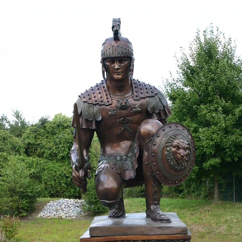 値引きします。馬に轢かせた戦車に乗るギリシャ戦士のブロンズ彫刻 ブロンズナポレオンと馬像男乗馬馬の彫刻| Alibaba.com