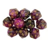 Purple Black Galaxy Glitter