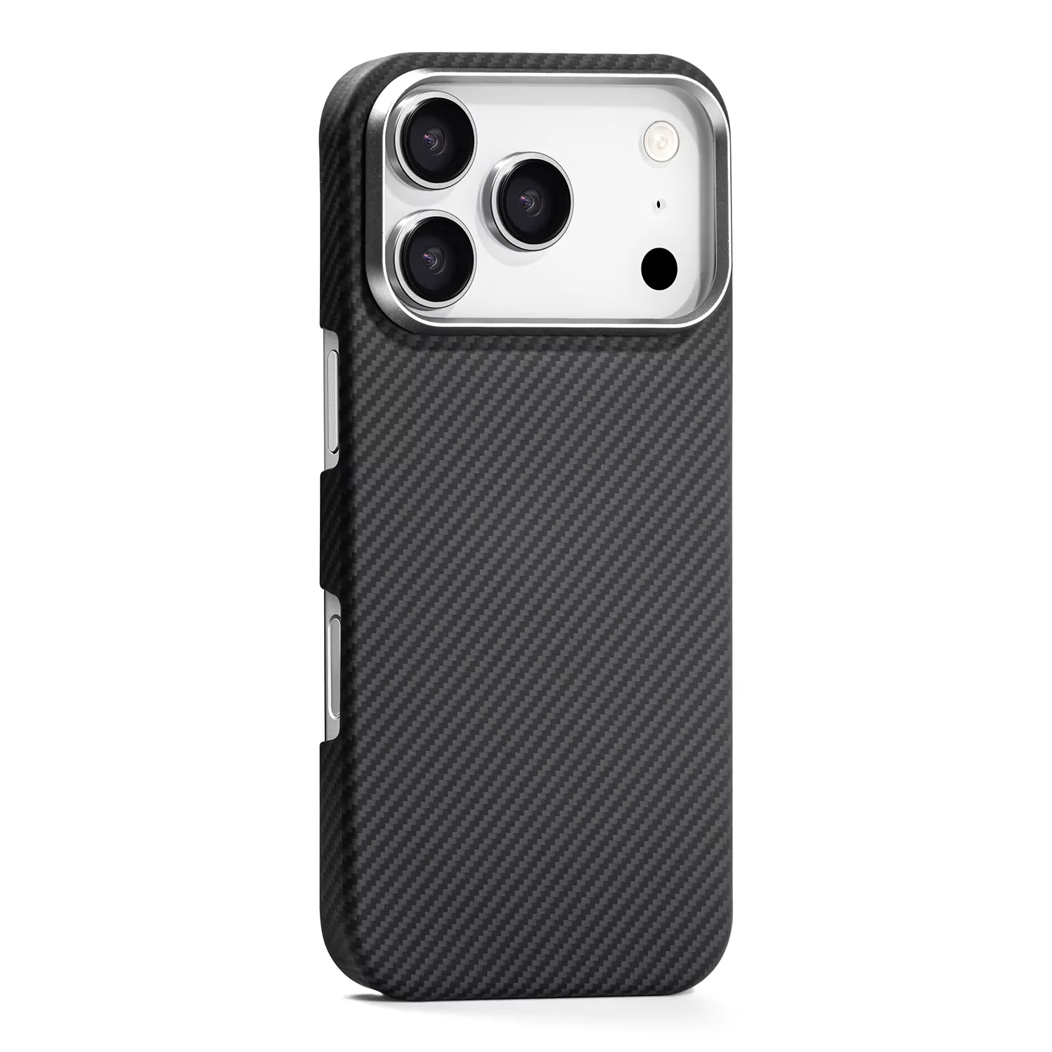 Laudtec Real Carbon Fiber Phone Cases Magnetic Charging Shockproof Back Cover Ultra Thin for Iphone Air 17 16 Pro Max Sjk1108