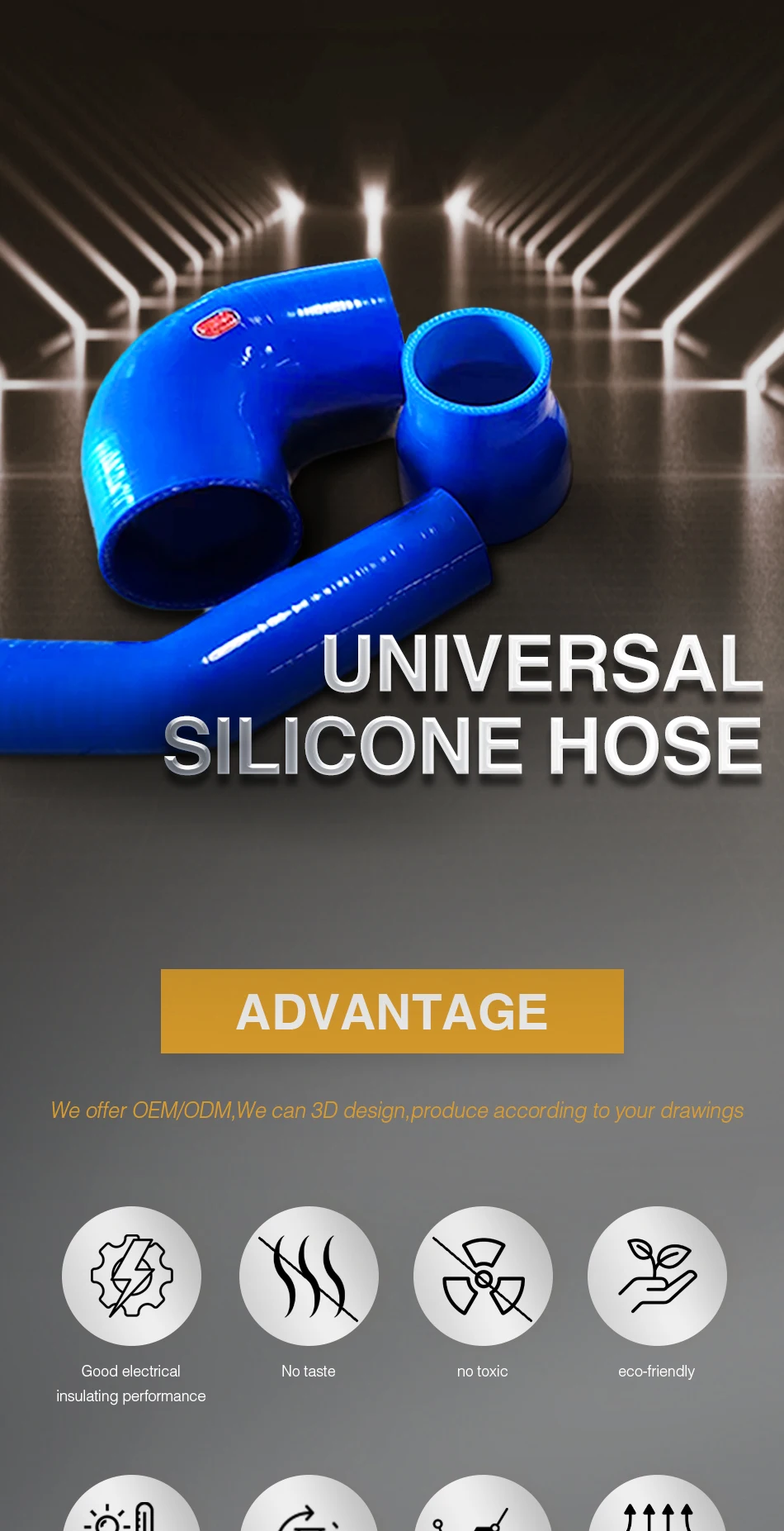 Custom Designed 4-ply Intercooler Coupler Hose 90-degree Silicone ...