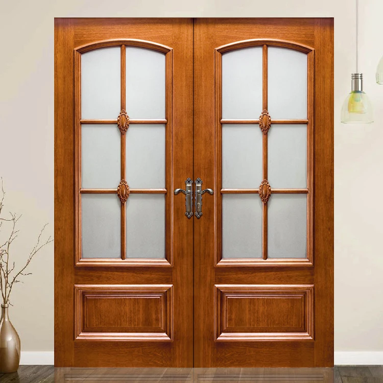 VDomDoors Ballucio 34.15'' x 79.2'' Wood Front Entry Doors