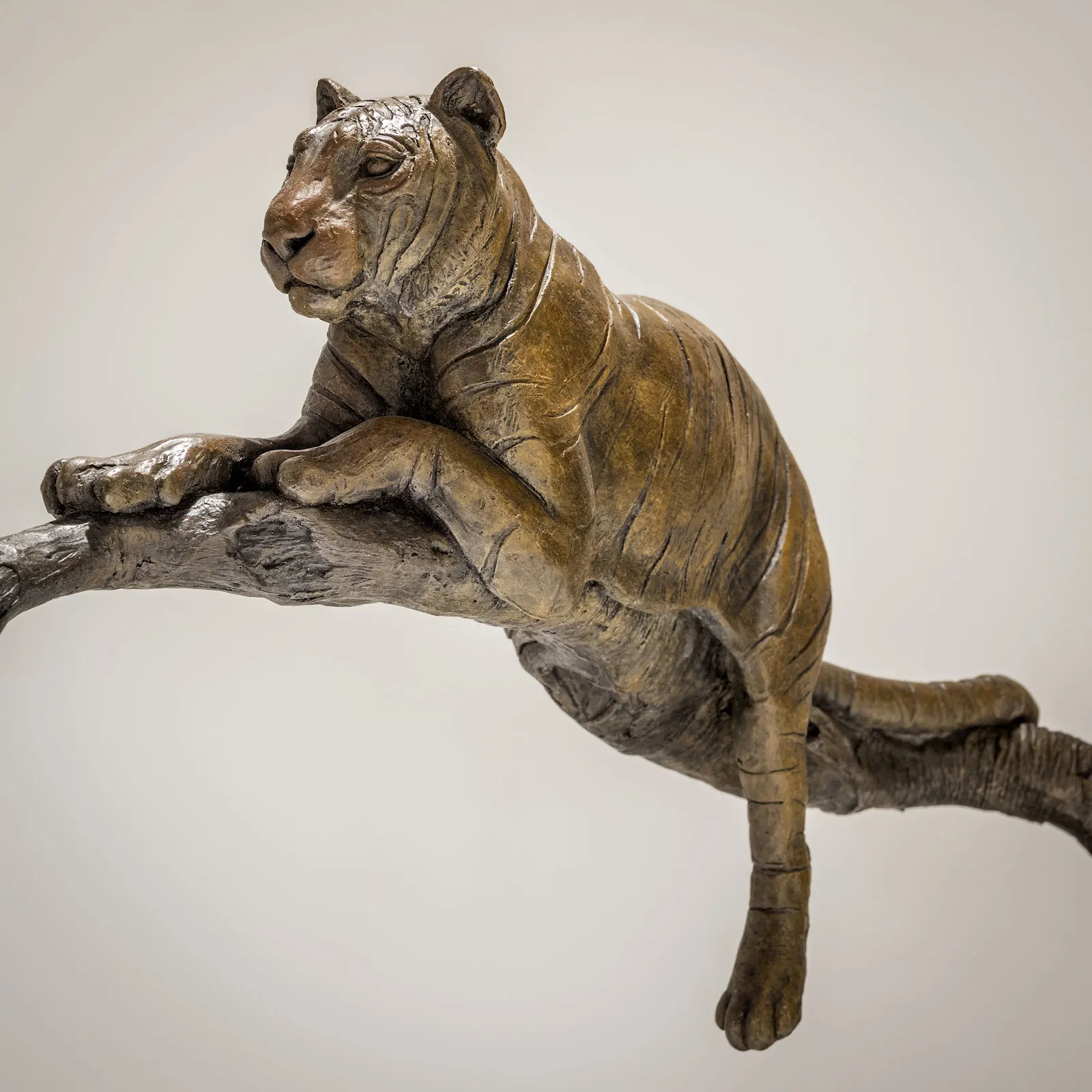 Bugatti Tiger Bronze Statue Intricately Detailed Wildlife Figure for  Discerning