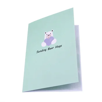 Source WINPSHENG laser cut get well soon gift bears card 3d sympathy pop up  greeting cards on m.