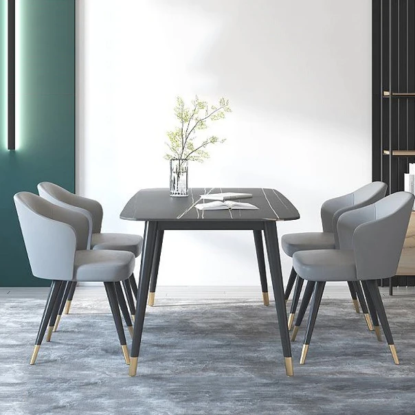 Modern Luxury Rectangular Dining Table Set 4 Seater 6 8 Dining Room