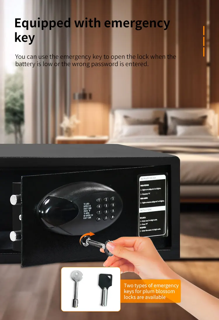CEQSAFE American Hotel Office Security Digital Keypad Lock Electronic Safe Box supplier