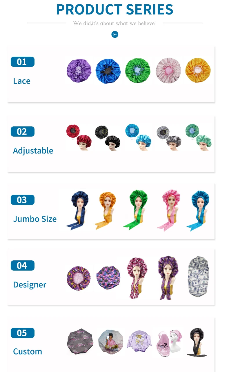 Custom Logo Hair Hot Popular Designer Silk Satin Long