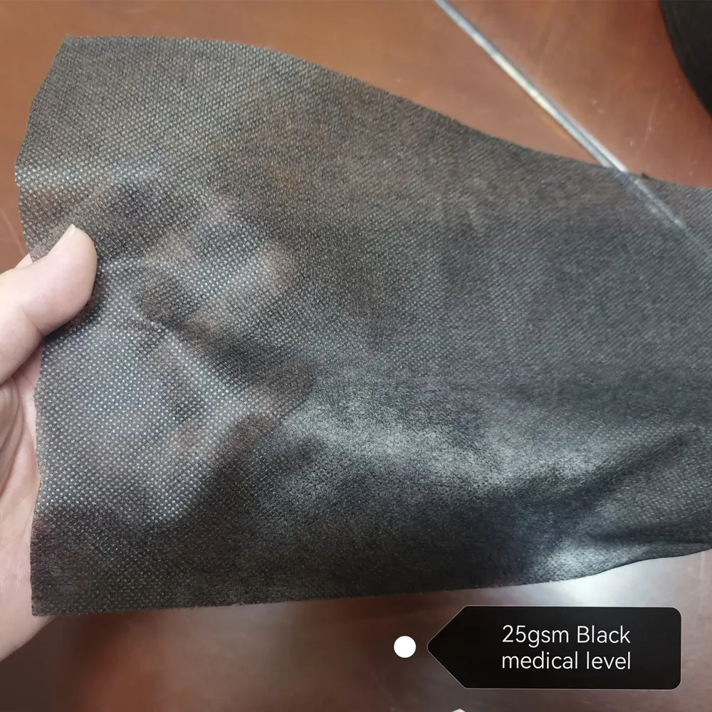 20-45gsm 100% Polypropylene Spun-Bonded Nonwoven Fabric Breathable Waterproof Eco-Friendly Disposable Travel Hotel Slippers Caps