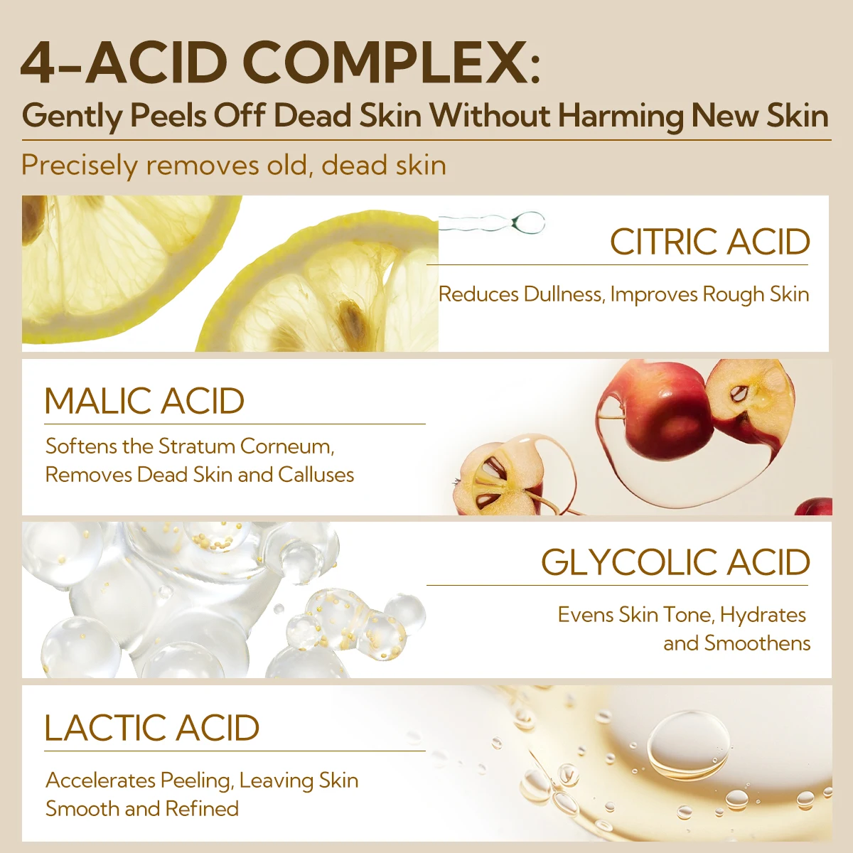 Lanbena OEM ODM Foot Peel Mask Exfoliating Foot Mask for Dry Dead Skin Remove details