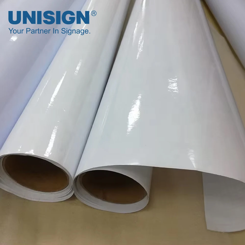 Wholesale Removable Self Adhesive Vinyl Roll Wrap Wedding Reception Dance White Gloss Adhesive Floor Vinyl Stickers Roll