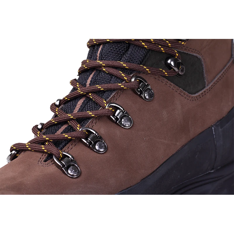 ODM OBM Custom Hanagal Factory Genuine Leather Rubber Waterproof Mountain Hiking Boots Men
