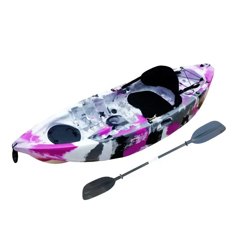 High Quality Kids Water Sports Ocean Kayak pink Recreational Sea Single Kayak TN-01