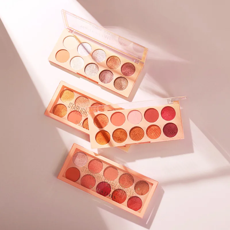 
 Новинка, Лидер продаж, оптовая продажа, картонная палитра теней для век с высоким пигментом, 10 цветов  