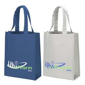 Custom Eco-Friendly Grocery Shopping Handled Medium Size Polyester Reusable Tote Bag