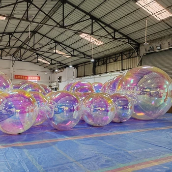Event Decoration Reflective Balls Inflatable Mirror Balloon for Wedding / Party
