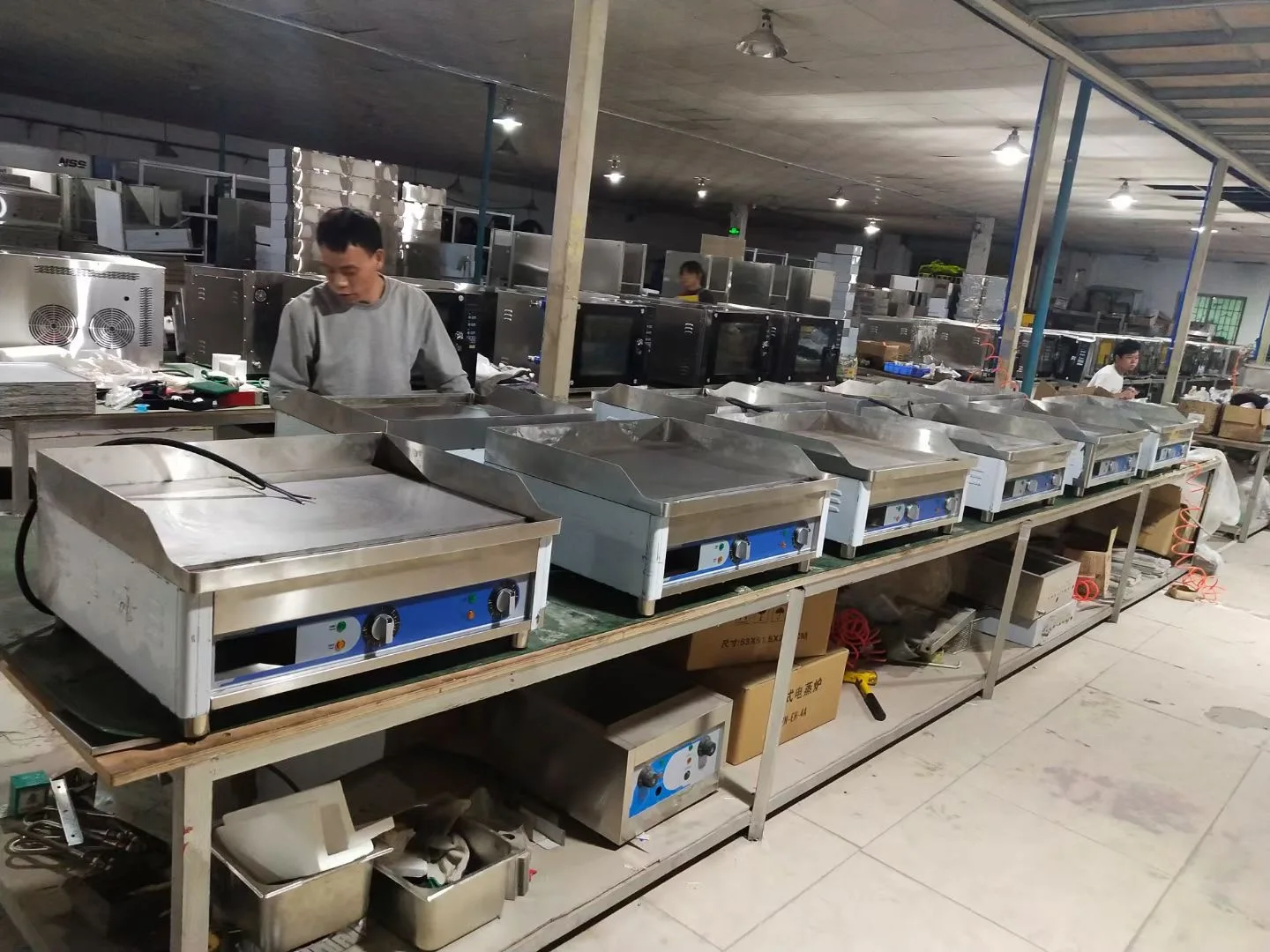 Factory Price Gas Griddle Grill Commercial Stainless Steel Burger Griddle Gas details