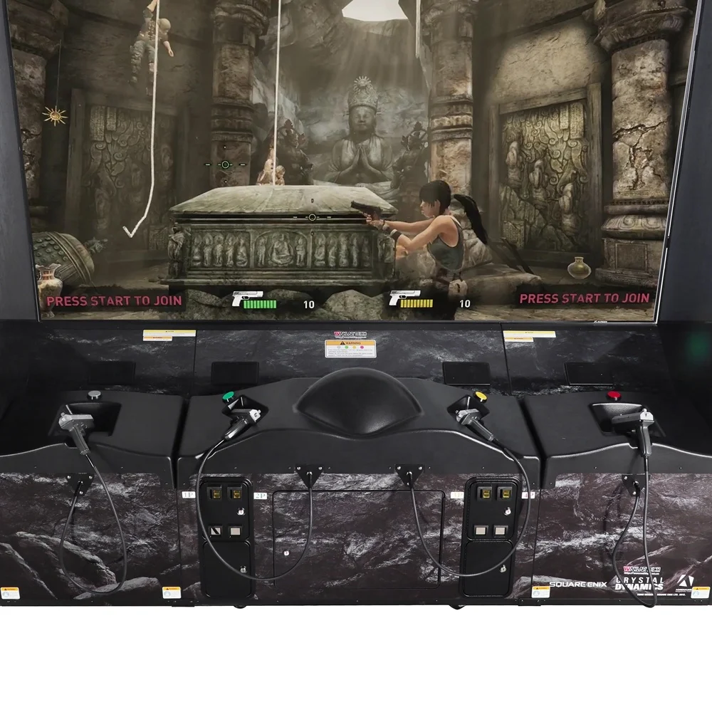 3 Players  Interactive Coin Machine Large Arcade  Machine Gun Shooting Game Machine
