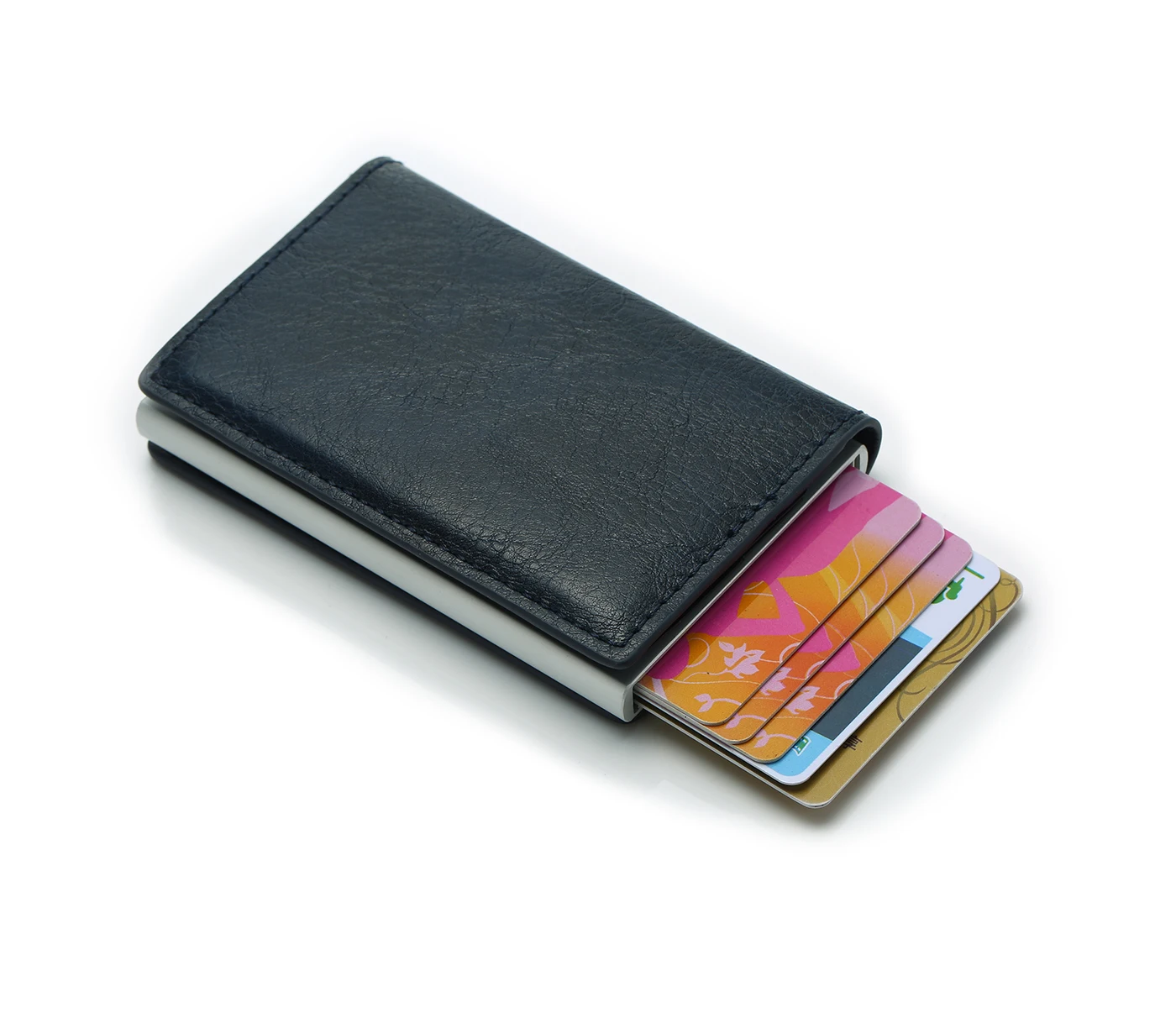 Rfid Wallet Men Women Pocket Business Aluminum Credit Card Holder Mini ...