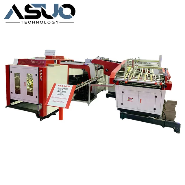 KLQ-600G Used For Box Making And Case Maker Fully Automatic Bidirectional Grooving Machine