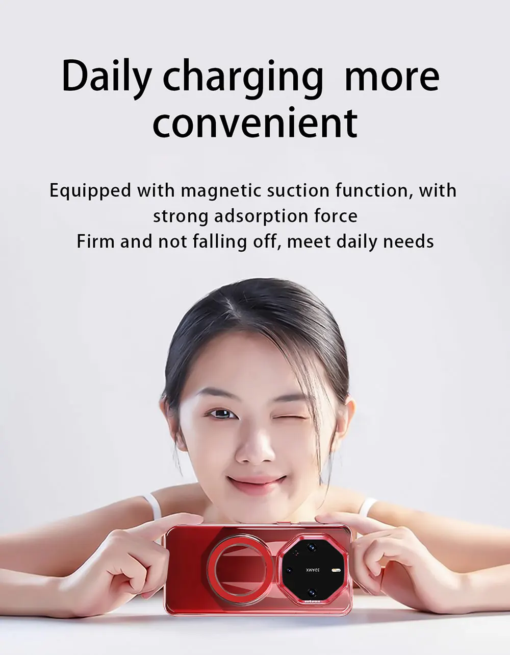 product clear case for huawei mate 60 rs ultimate lens films camera protector magnetic ring phone transparent hard pc  wls80 wlons-5