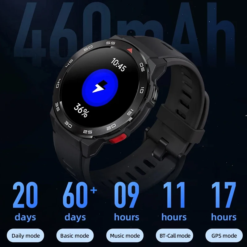 Mibro GS Pro Smartwatch GPS Positioning Global Version AMOLED Screen Bluetooth Calling 5ATM Waterproof 460mAh Sport Smart Watch
