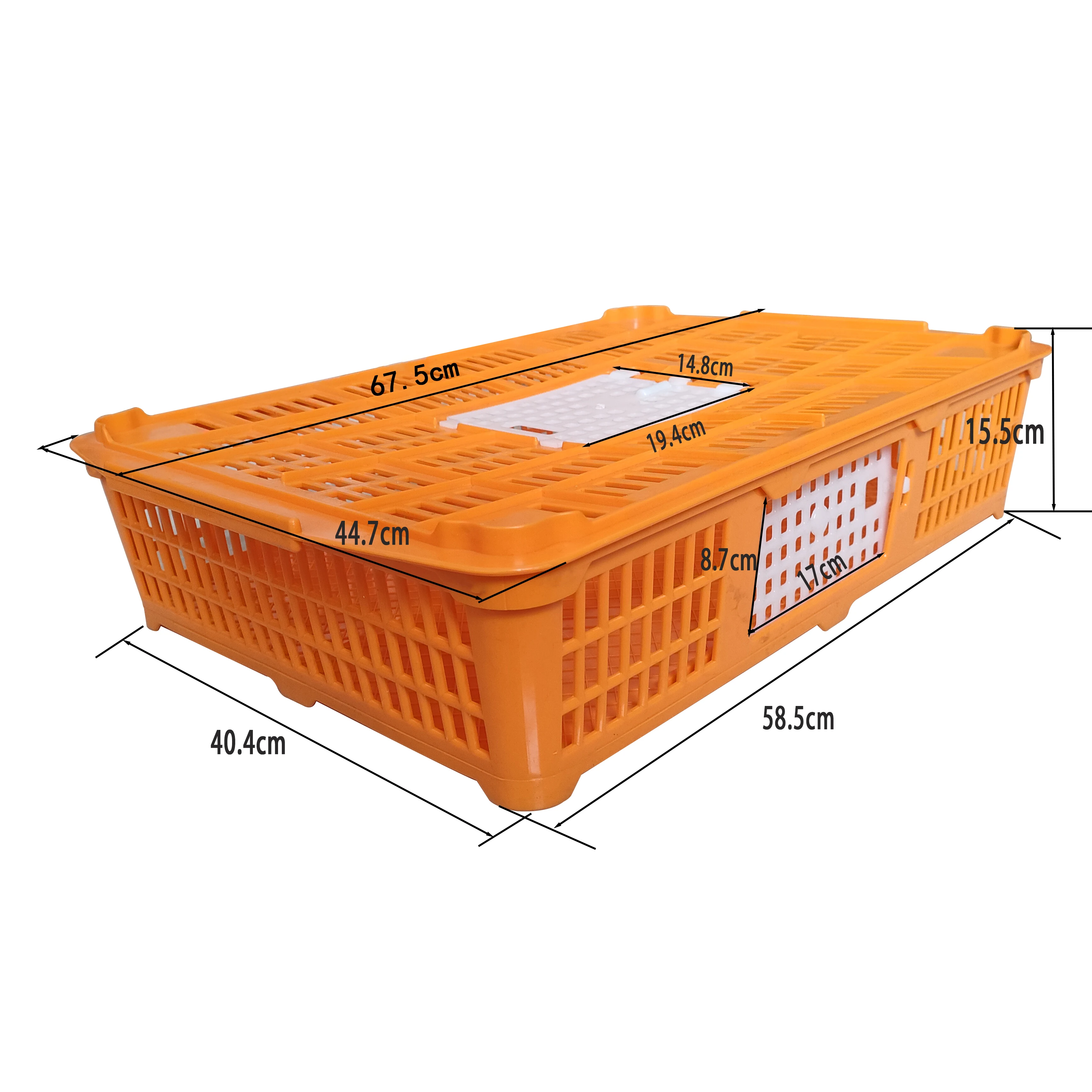 Durable Stackable Poultry Plastic Quail Transport Crate Transport Bird