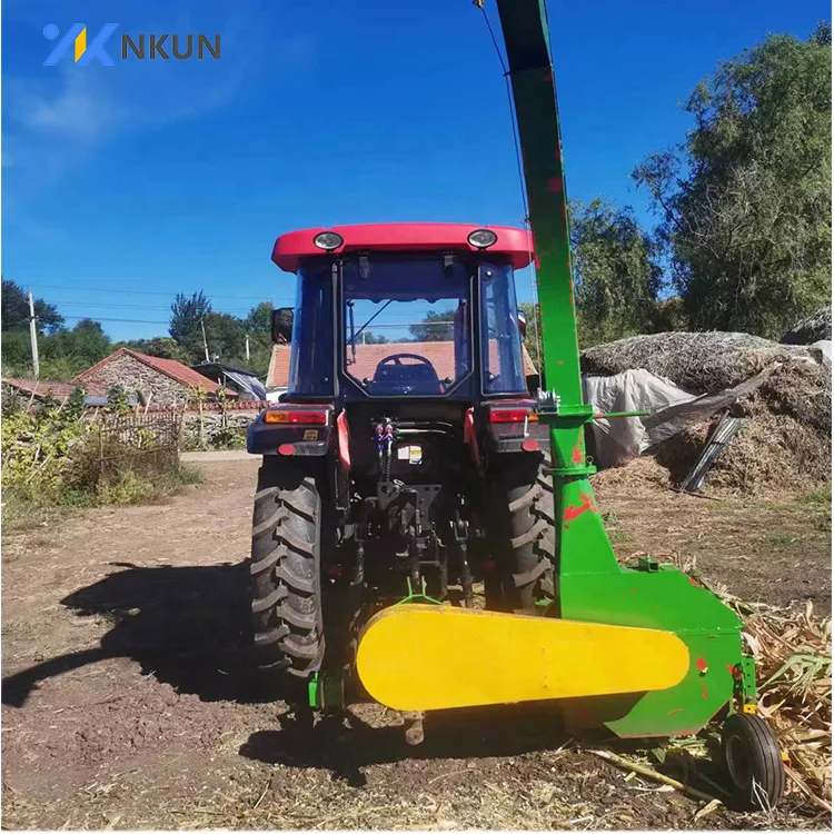 Tractor Pto Drive One Row Mini Corn Rear Side Silage Harvester Machine