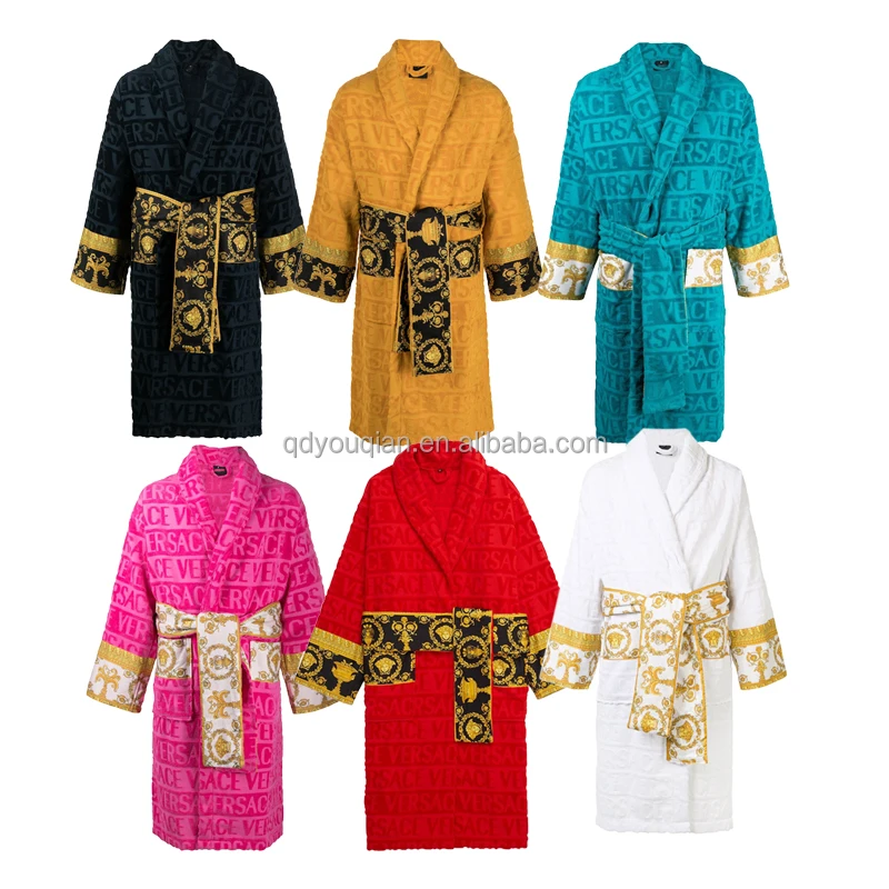 Luxury Nighty Bathrobe Night Gown Bath Robe Pyjamas Women Designer