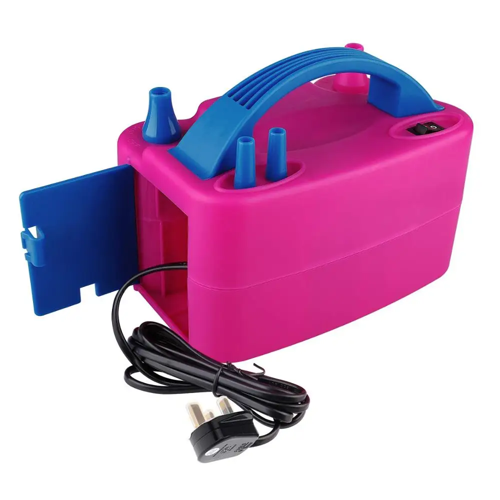 Fast And Easy Balloon Pump Electric Air Blower Dual Nozzle Portable