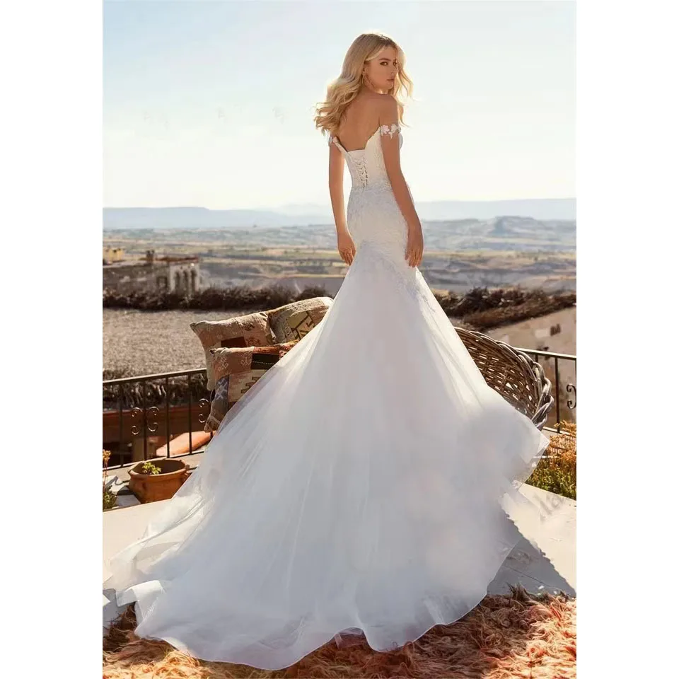 simple retro wedding dresses Bridal Gowns Bridesmaid Dress Retro-inspired Vintage Lifestyle 77 cm/29.5 S1266R New Style One Shoulder