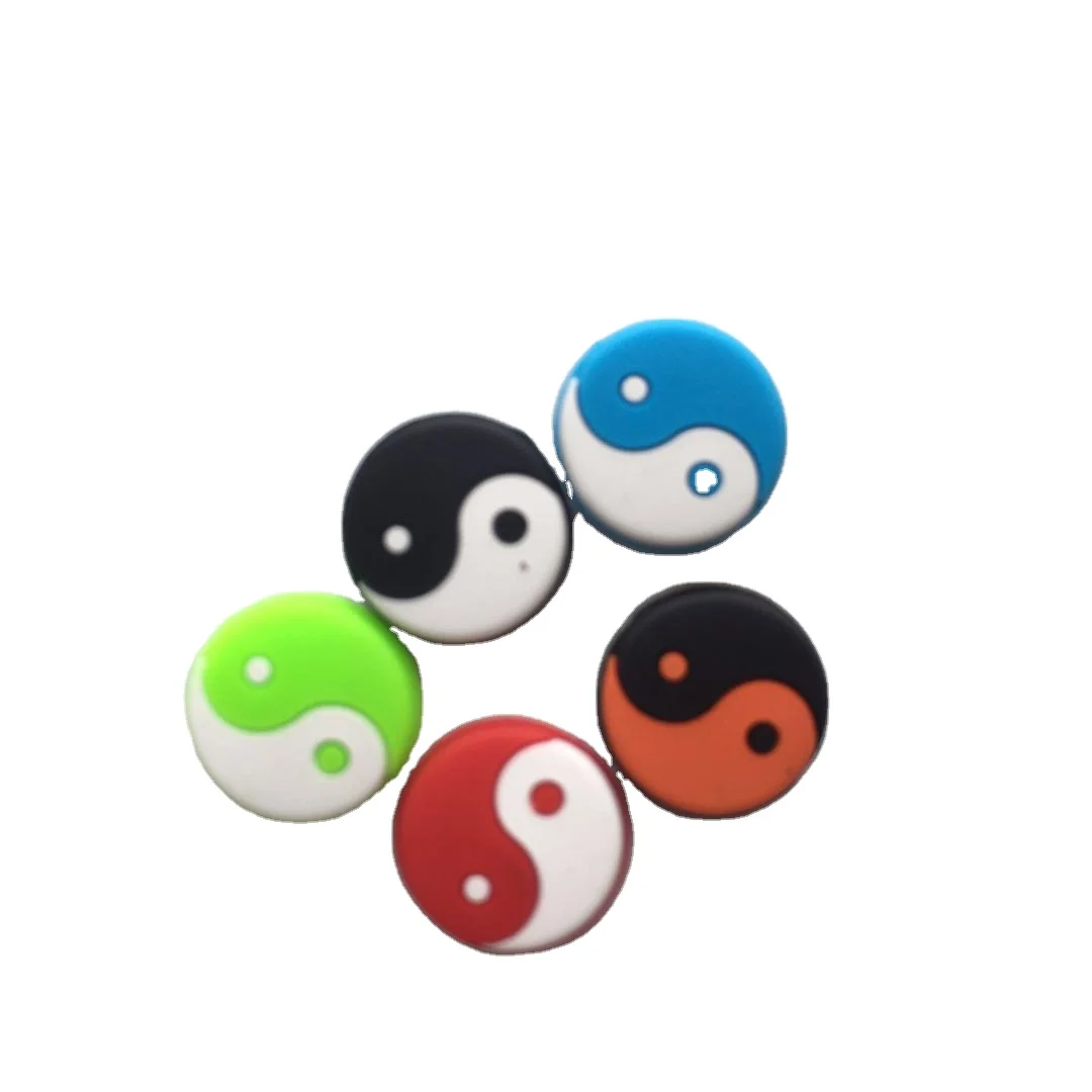 Uniker спортивные Тай Чи Инь Ян Теннисная ракетка гасителя крутильных колебаний силиконовые аксессуары амортизатора подарки изготовленным на заказ логосом