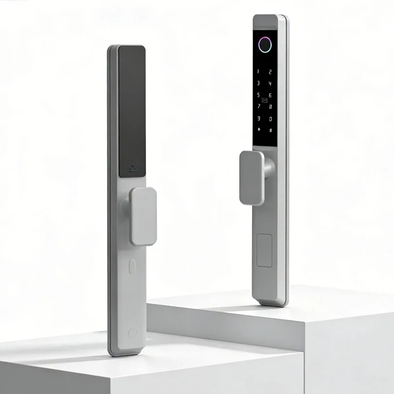 قفل هوشمند درب خانه‌ی هوشمند با رنگ سفارشی‌سازی‌شده، قابلیت اتصال وای‌فای و بلوتوث، تشخیص اثر انگشت، وارد کردن رمز عبور و کنترل از طریق اپلیکیشن، قفل امنیتی کایس‌استار