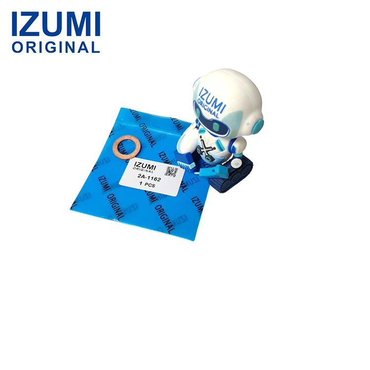 IZUMI ORIGINAL 2A-1162 2A1162, Gasket Rumah Flywheel dengan Ketebalan 4,5 mm, Suku Cadang Mesin Konstruksi