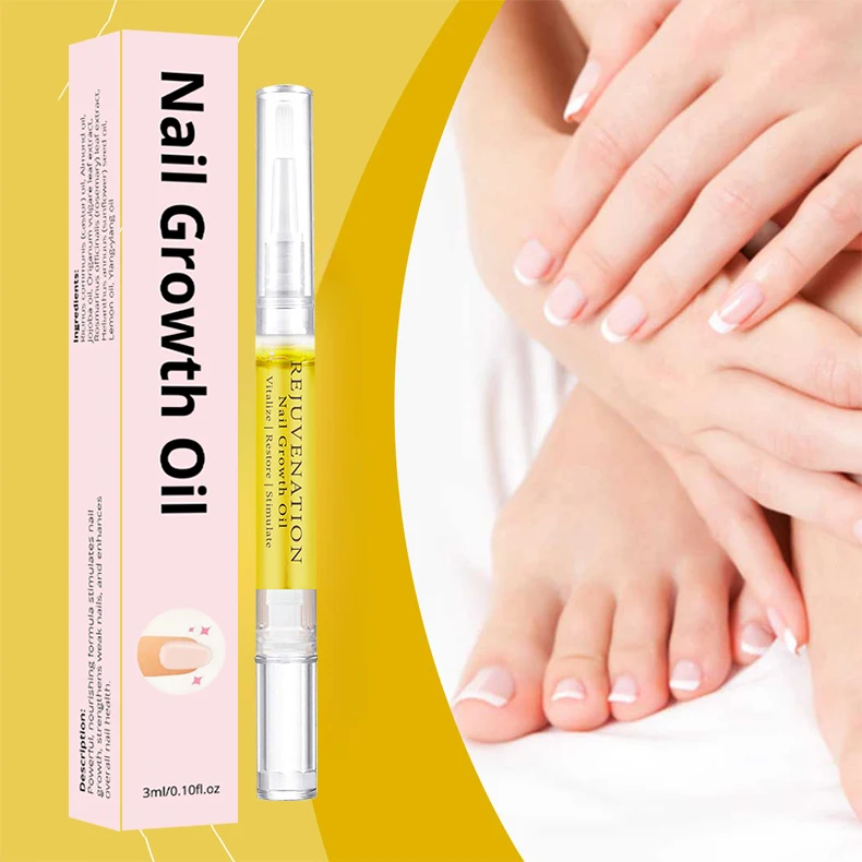 3ml Vitamin Enriched Nail Growth Oil Pen Cuticle Repair Strengthener for Healthy Nail Care