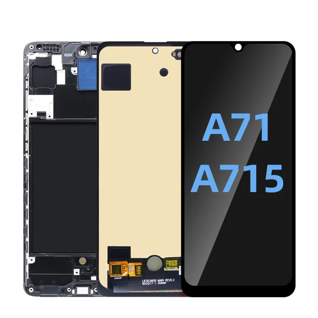 Wholesale Mobile Phone Lcds For Samsung Galaxy A71 A715 Oled Lcds Screen With Frame For Samsung Galaxy A71 A715 OLED screen