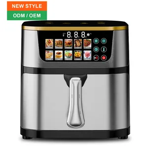 OEM Hot Sell Best air Fryer 2026 air Fryer 10l High Quality air Fryer  ,Square Stainless Steel,low-fat,Multifunction air Fryer