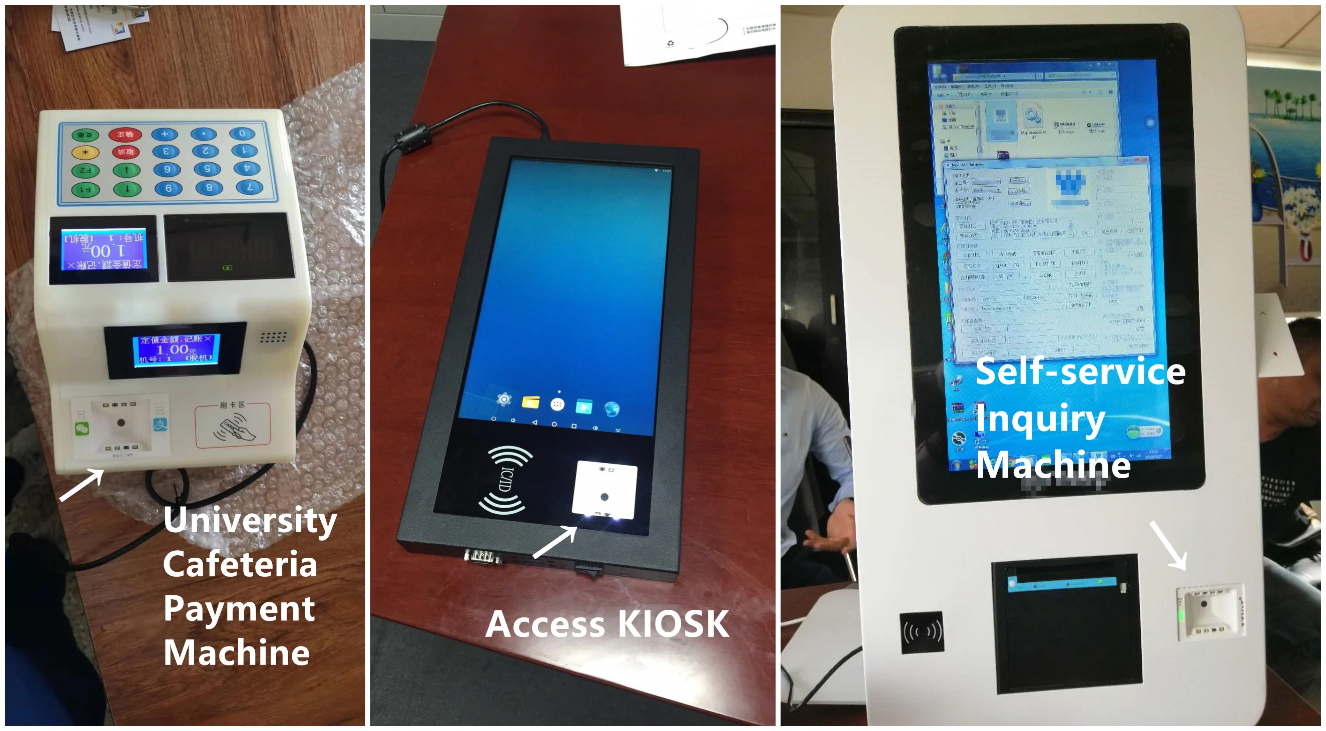 XT2002D XTIOT Smart KIOSK Factory QR Code Reader RS232 OEM Wall Mounted Barcode Scanner USB Barcode Scanner