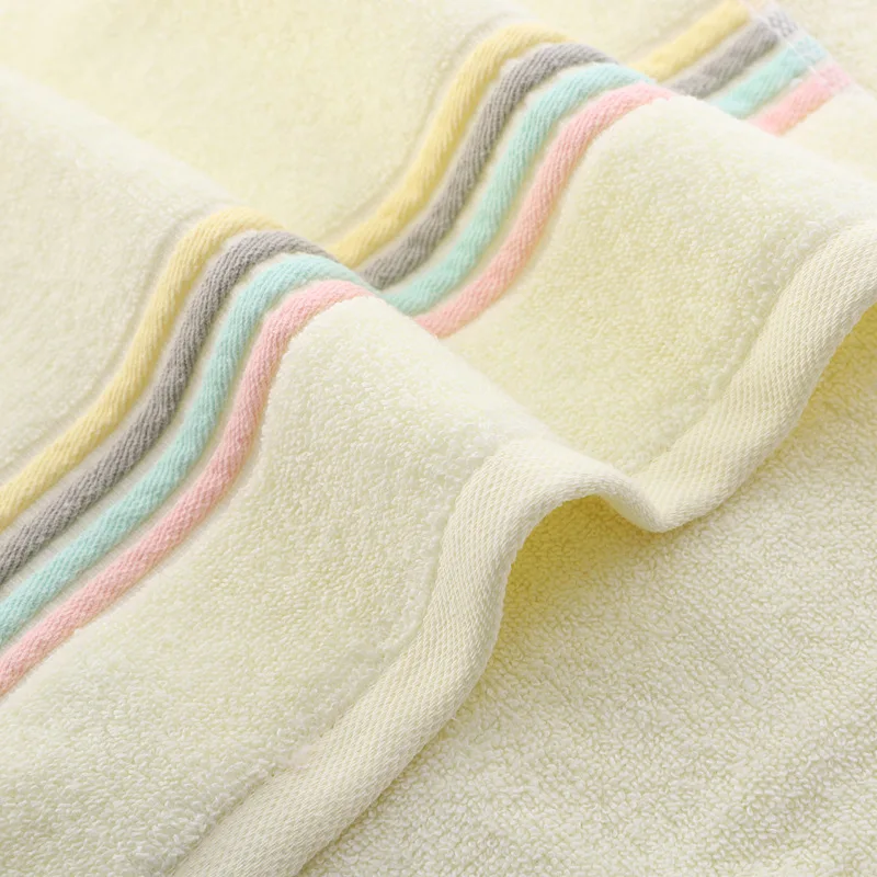 Alibaba Best seller combed cotton terry water pattern pure cotton face bath towel details