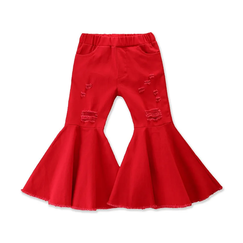 Ketyyh-chn99 Toddler Girl Pants Fashion Bell Bottom Pants Toddler