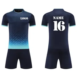Custom Navy Blue Jersey - Thailand Quality Football Shirts