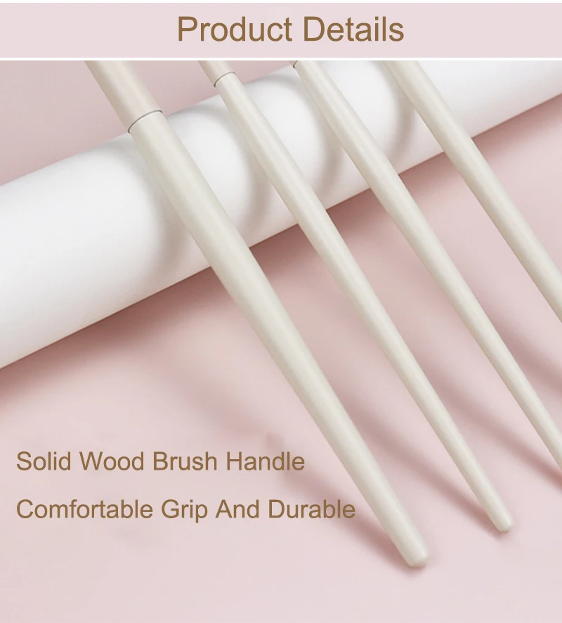 Customised Private Label Angled Eyeliner Pen Wide Flat Fluffy Blending